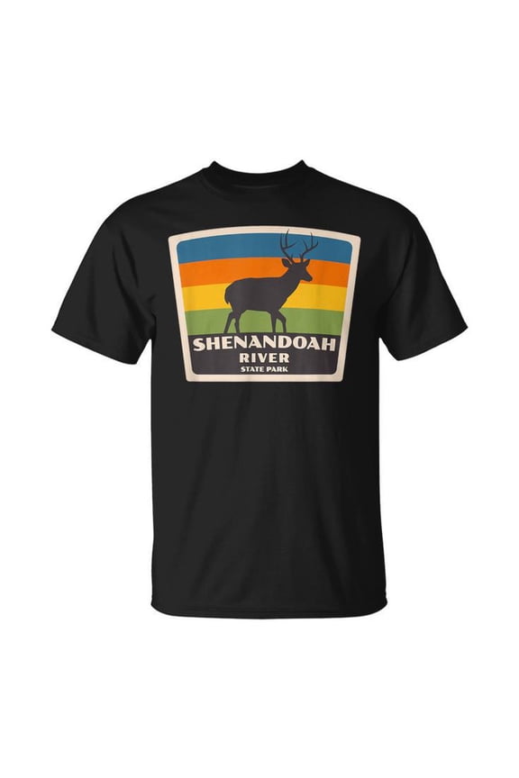 Retro Shenandoah River State Park Virginia Deer Va SouvenirT-shirt