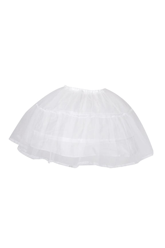 Retro Short Knee-Length Wedding Petticoat Tulle Bridal Undert Tutu
