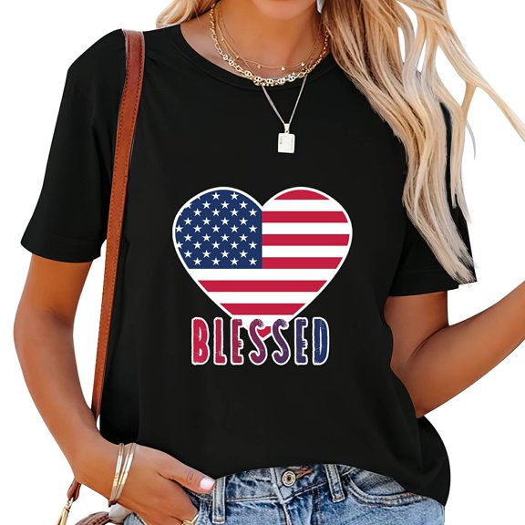 Retro Short Sleeve Tee with Unique Print