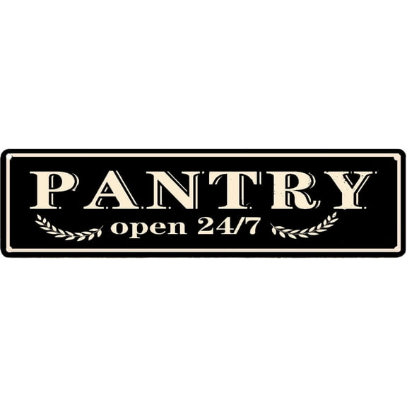 Retro Sign Metal Tin Sign Pantry Statement Farmhouse Bathroom Wall Decor for Home Vintage Bar or Dorm Unique Poster Gift Idea for Friends 4x16 Inch