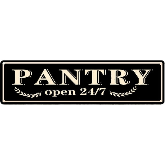 Retro Sign Metal Tin Sign Pantry Statement Farmhouse Bathroom Wall Decor for Home Vintage Bar or Dorm Unique Poster Gift Idea for Friends 4x16 Inch
