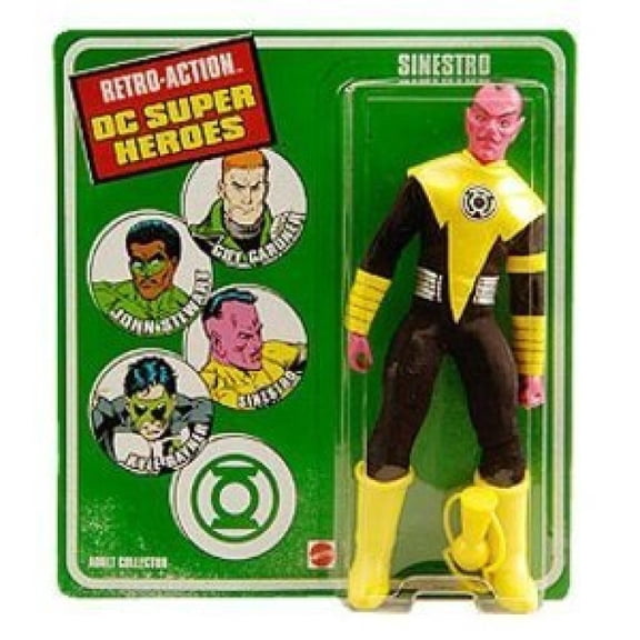 Retro Sinestro DC Superheroes Retro Action Figure
