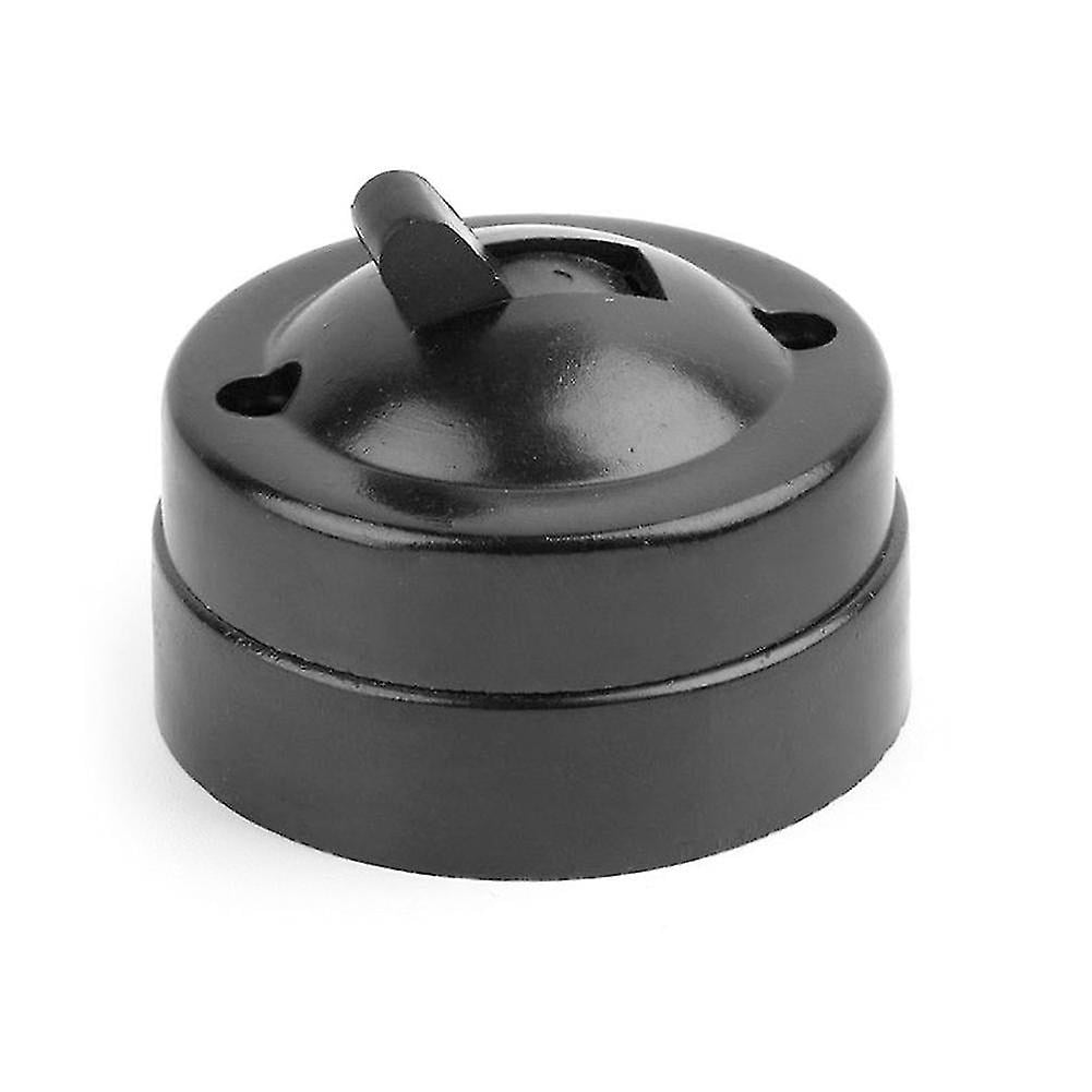 Retro Single Control Switch Antique Round Surface Mounted Wall Light ...