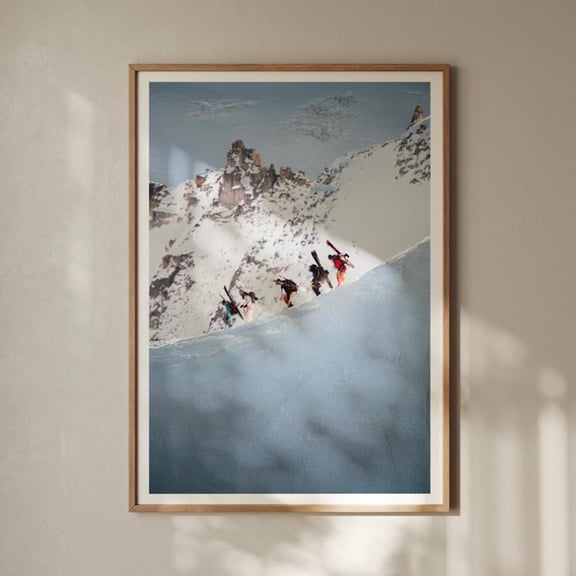 Retro Ski Photography Print, Après Ski Wall Art – 8x12 UNFRAMED
