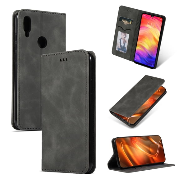 Retro Skin Feel Business Magnetic Horizontal Flip Leather Case for Redmi Note7 & Redmi Note7 Pro