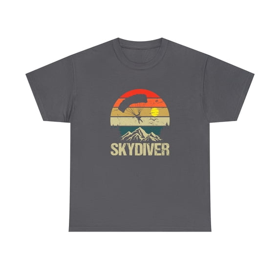 Retro Skydiver Shirt, Vintage Skydiving T-Shirt, Father's Day Dad -ID: 2111