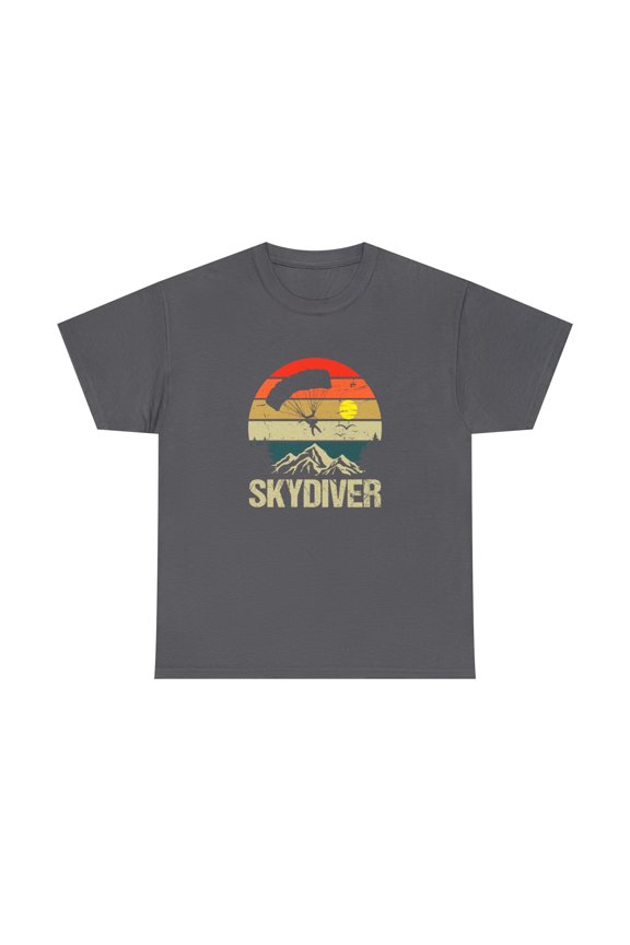 Retro Skydiver Shirt, Vintage Skydiving T-Shirt, Father's Day Dad -ID: 2111