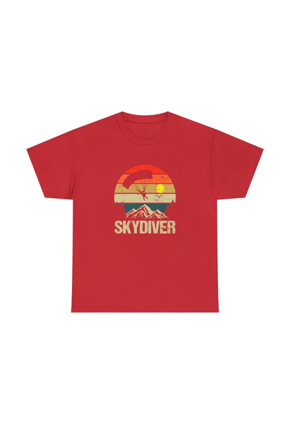 Retro Skydiver Shirt, Vintage Skydiving T-Shirt, Father's Day Dad -ID: 2111