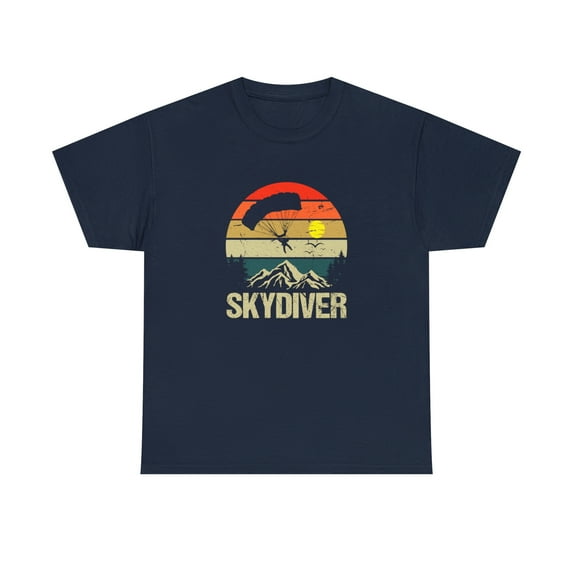 Retro Skydiver Shirt, Vintage Skydiving T-Shirt, Father's Day Dad -ID: 2111