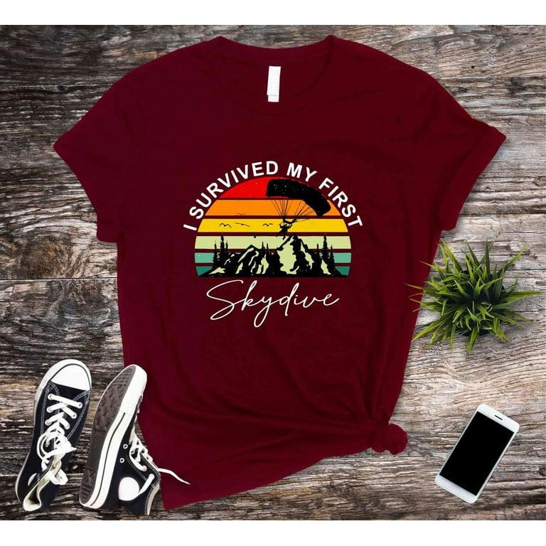 Skydiving T Shirt Parachuting T-Shirt Skydive Tee Skydiver Skydiving T Shirt Parachuting T-Shirt Skydive Tee Skydiver