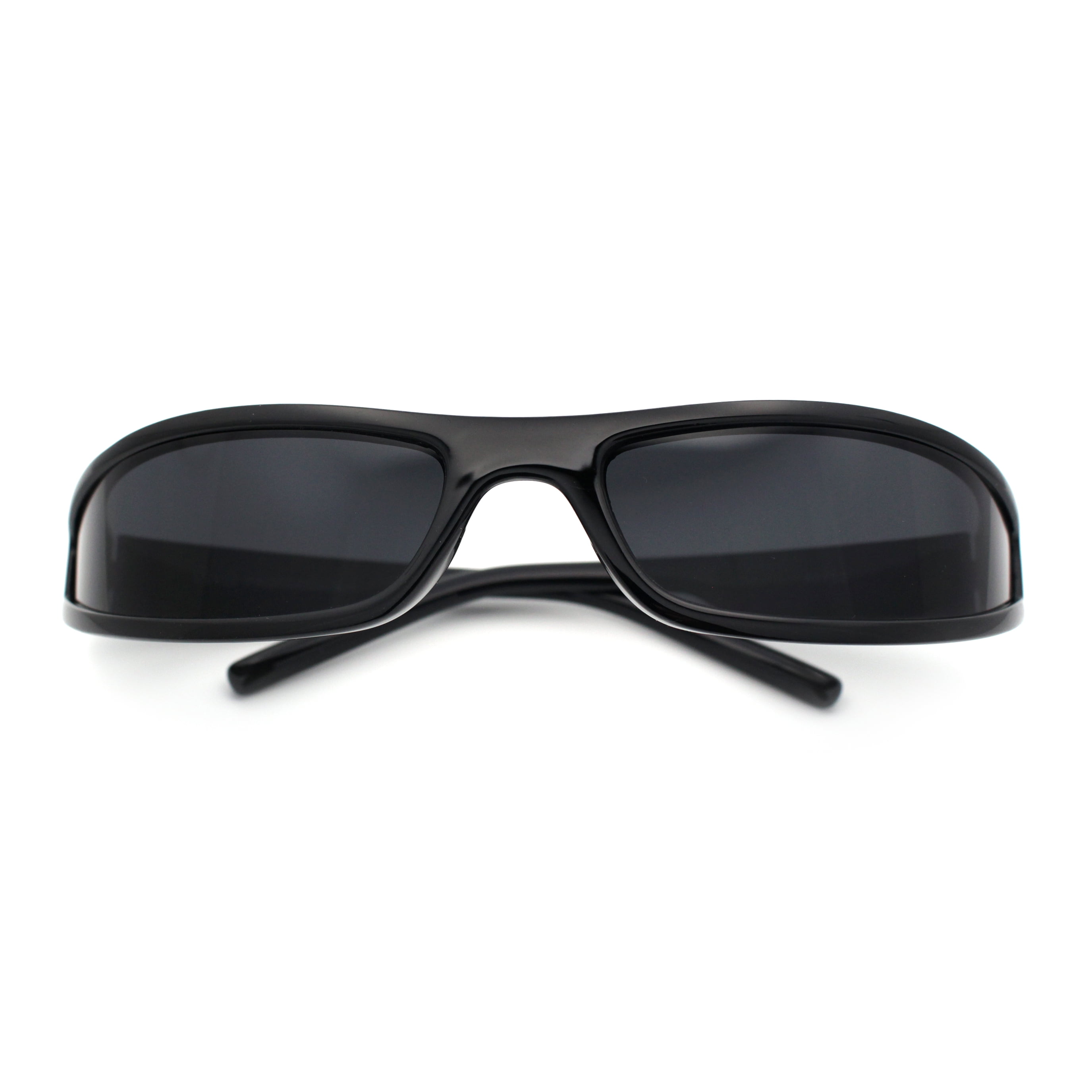 Retro Slit Thin Narrow Rectangle Curved Wrap Sport Plastic