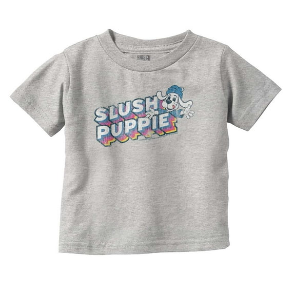 Retro Slush Puppie Vintage 80s Logo Toddler Boy Girl T Shirt Infant Toddler Brisco Brands 12M
