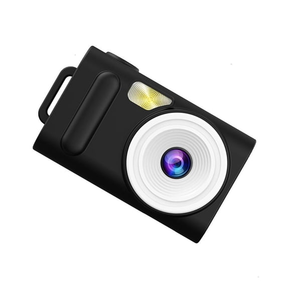 Retro Small Camera 0.96inch Screen Indoor Home Outdoor 1080P Sports Camera Video Recorder with LED Fill Light
