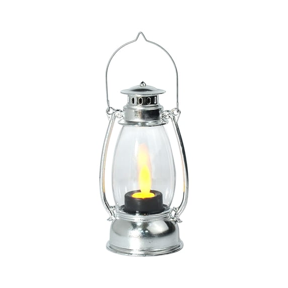 Retro Small Oil lamp, Electronic Candle lamp, LED Pony lamp, Creative Decoration, Gift lamp Electronic Candle Ambient Light Mini Light Candle Night Light