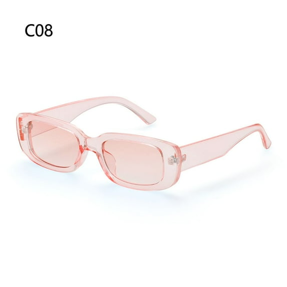 Retro Small Rectangle Travel Square Frame Sun Glasses Eyeglasses Eyewear Women Sunglasses C08