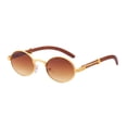 thumbnail image 1 of Retro Small Round Metal Frame Sunglasses for Small Faces, UV400 Protection, Ideal for Parties, Travel, and Fishing, 1 of 4