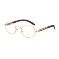 thumbnail image 1 of Retro Small Round Metal Frame Sunglasses for Small Faces, UV400 Protection, Ideal for Parties, Travel, and Fishing, 1 of 4