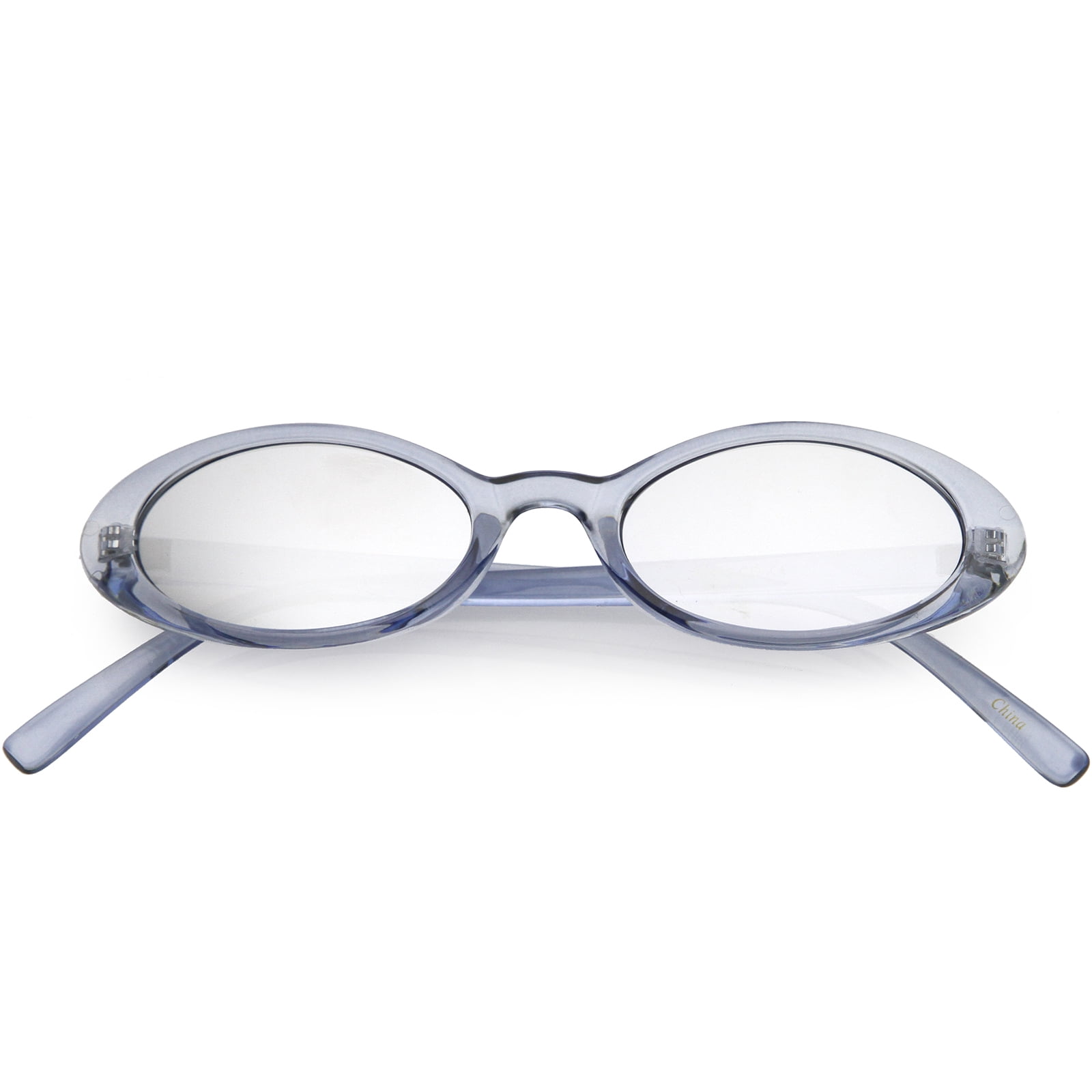 Transparent Oval Sunglasses Amazon.com: HPIRME Vintage Oval Sunglasses Female Rimless  main image 3