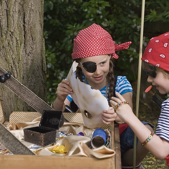 Worgeous Treasure Chest Piggy Bank Decorative Trinket Box for Pirate Party Favor