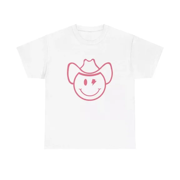 Retro Smiley Cowgirl T-Shirt