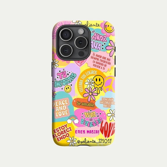 Retro Smiley Face Plaid Phone Case cute throwback grin pattern cheerful design for iPhone 17 16 15 14 13 12 11 Pro Max