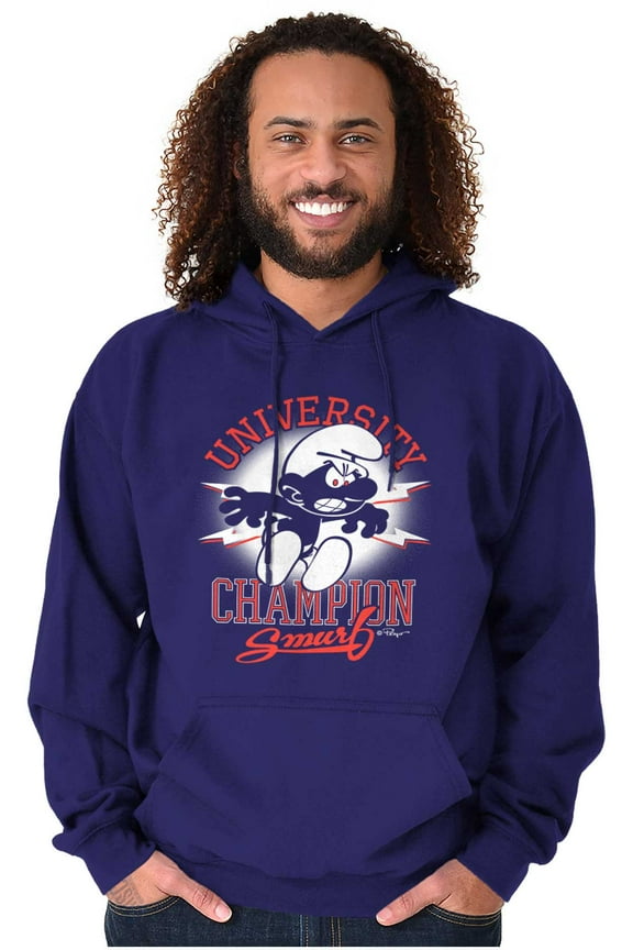 Retro Smurf Power University Champion Hoodie Sweatshirt Women Men Brisco Brands X