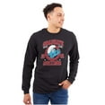 thumbnail image 1 of Retro Smurf School College Graduate Long Sleeve TShirt Men Women Brisco Brands S, 1 of 6