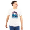 thumbnail image 1 of Retro Smurf University Graduate Unisex Plus Size Graphic Tee Brisco Brands 2X, 1 of 5