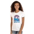 thumbnail image 1 of Retro Smurf University Graduate Women's T Shirt Ladies Tee Brisco Brands S, 1 of 5