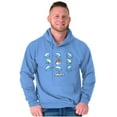 thumbnail image 1 of Retro Smurfs 80s Cartoon Characters Hoodie Sweatshirt Women Men Brisco Brands M, 1 of 6