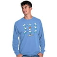 thumbnail image 1 of Retro Smurfs 80s Cartoon Characters Long Sleeve TShirt Men Women Brisco Brands 3X, 1 of 6