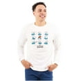 thumbnail image 1 of Retro Smurfs 80s Cartoon Characters Long Sleeve TShirt Men Women Brisco Brands M, 1 of 6