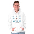 thumbnail image 1 of Retro Smurfs 80s Cartoon Characters Unisex Plus Size Hoodie Brisco Brands 3X, 1 of 5