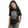 thumbnail image 1 of Retro Smurfs Cartoon 4th of July Crewneck T Shirts Boy Girl Teen Brisco Brands XS, 1 of 6