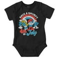 thumbnail image 1 of Retro Smurfs Cartoon 4th of July Romper Boys or Girls Infant Baby Brisco Brands 18M, 1 of 6