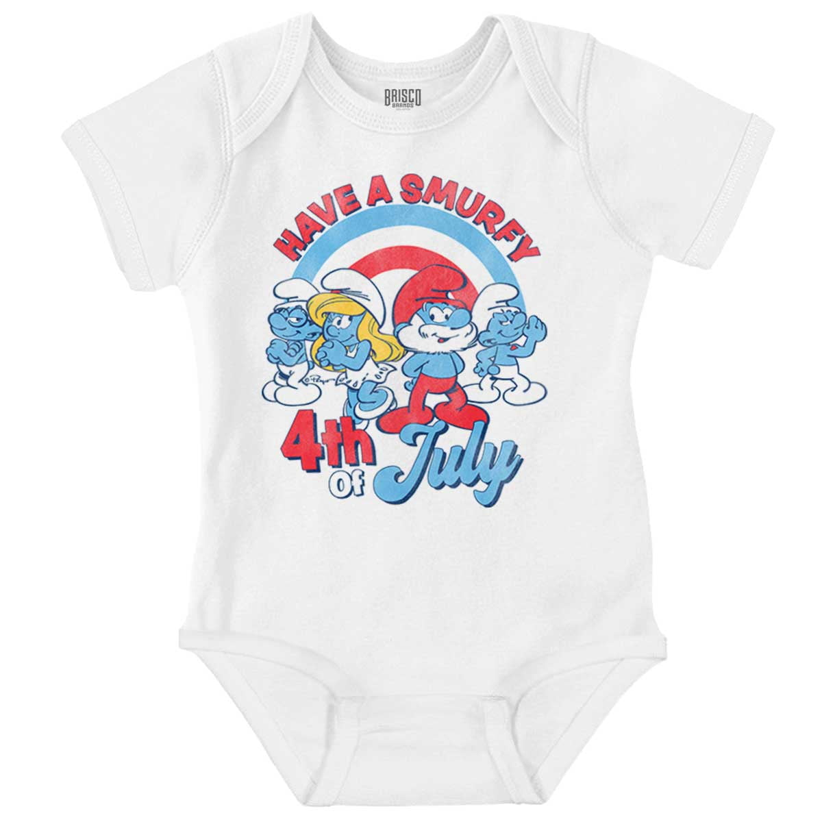 4th of july romper boy