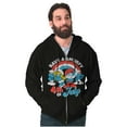 thumbnail image 1 of Retro Smurfs Cartoon 4th of July Unisex Plus Size Zip Hoodie Brisco Brands 5X, 1 of 5