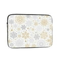 thumbnail image 1 of Retro Snowflake Geometric Pattern Portable Laptop Sleeve Compatible with MacBook Air Notebook Computer Case for Men Women College School Students, 1 of 7