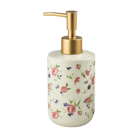 Retro Soap Dispenser With Pump Ceramic Lotion Bottle For Kitchen Bathroom