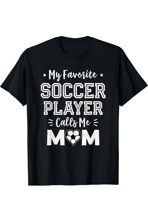 Retro Soccer Mom Graphic Tee - Funny Women's Athletic Sports Fan T-Shirt - Cute Mother's Day Gift Apparel
