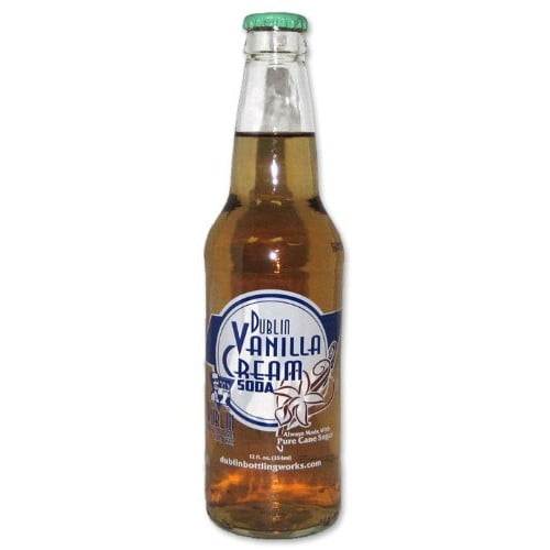 Retro Soda Sweetened with Pure Cane Sugar 12oz Glass Bottles (Pack of 24) (Dublin Vanilla Creme Soda)