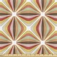 thumbnail image 1 of Ambesonne Retro Fabric by the Yard Upholstery, Colorful and Geometric, 1 Yard, Multicolor, 1 of 5