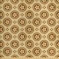 thumbnail image 1 of Ambesonne Retro Fabric by the Yard Upholstery, Repeating Circles Petals, 2 Yards, Caramel and Beige, 1 of 4