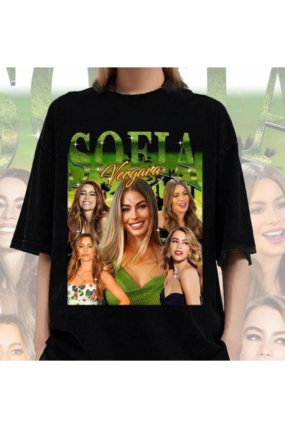 Retro Sofia Vergara Shirt, Gift For Fans Short Sleeves S-5Xl