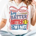 thumbnail image 1 of Retro Softball Batter Batter Swing Shirt, Game Day Softball Coquette Shirt, Softball Shirt, 1 of 2