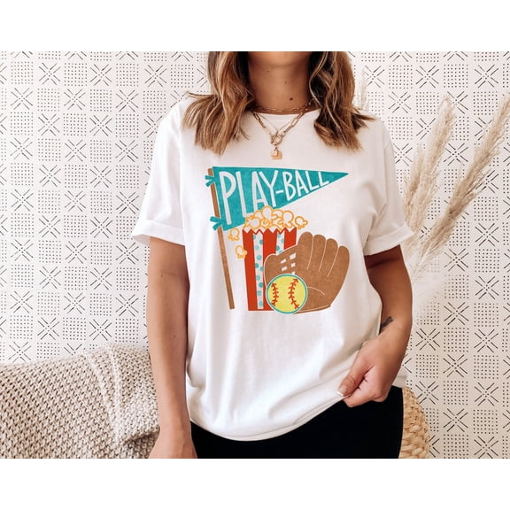 Retro Softball Shirt, Softball Tee, Play Ball Shirt, Softball Mom Shirt, Softball Game T-Shirt, Softball Gameday Shirts, Softball Mama Tees TSHIRT All Size S-5XL