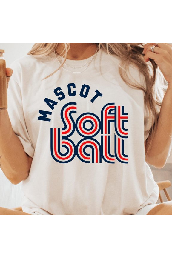 Retro Softball Team , Font Included