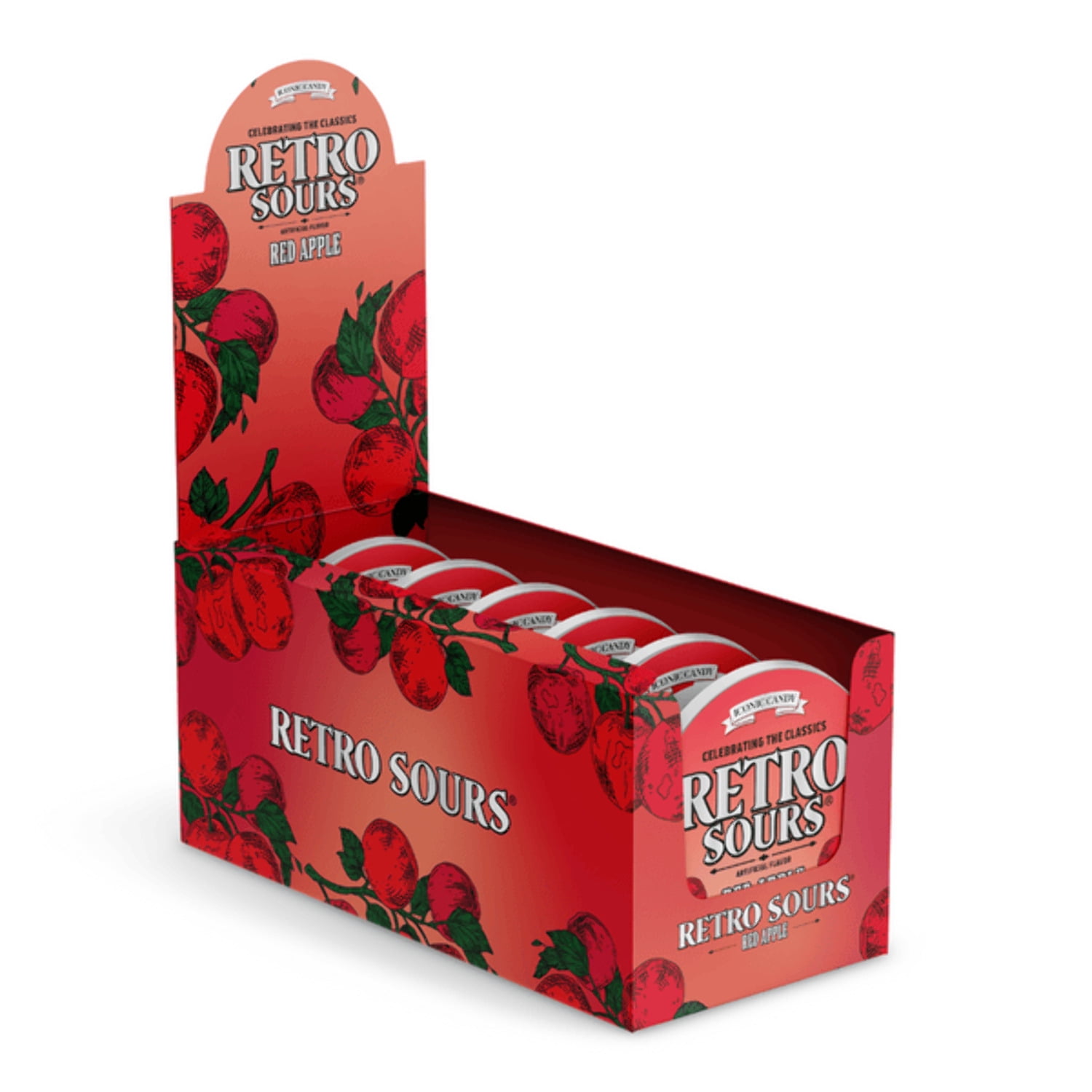 Retro Sours Apple 2.12oz Tin 8ct Box - Walmart.com