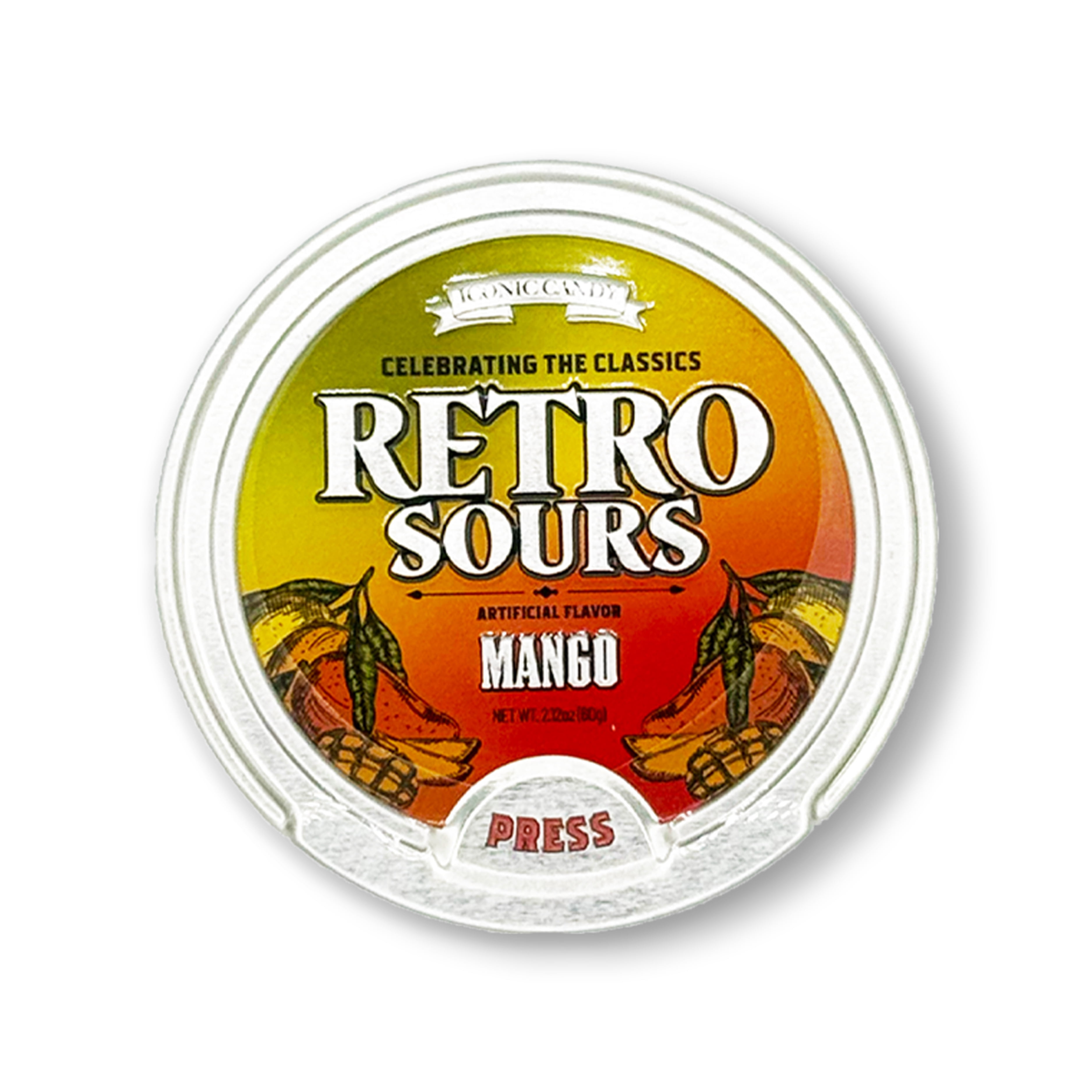 Retro Sours Mango Candy (3 Pack) – Nostalgic Sour Hard Candy Tins with Bold Mango Flavor – Classic Sour Drops for Candy Lovers, Parties, Stocking Stuffers & Bulk Treats – By Dr. Variety
