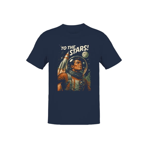 Retro Space Adventure: To The Stars Men's T-shirt
